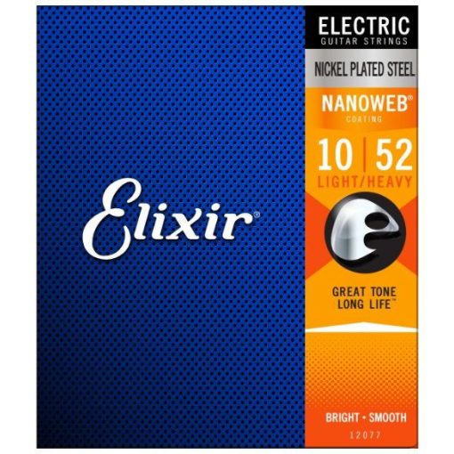 Elixir 12077 gitárhúr 10-52