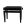 GEWA zongora padok Deluxe fekete magasfényű, fekete ülőrész