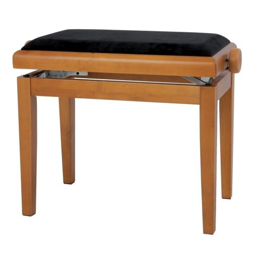 GEWA zongora padok Deluxe tölgy mattfekete ülőrész
