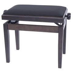  GEWA zongora padok Deluxe dió sötét matt fekete ülőrész