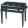 GEWA zongora padok Deluxe magasfényű fekete Fekete műbőr ülés