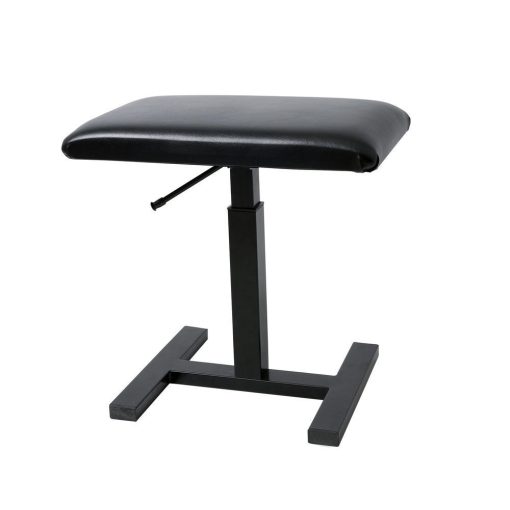 GEWA zongora padok Deluxe Auto LiftFekete műbőr ülőrész