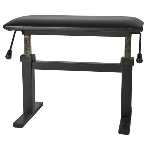 GEWA zongora padok Deluxe Auto Lift XLszintetikus fekete bőr ülés