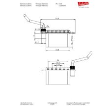 Schaller Tremolo Vintage stilusú