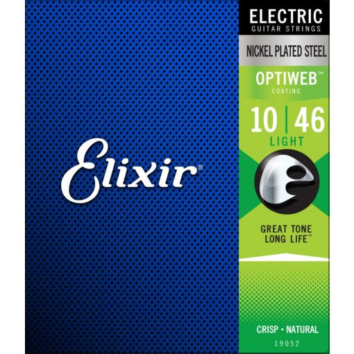 Elixir 19052 Optiweb elektromos gitárhúr készlet 10-46