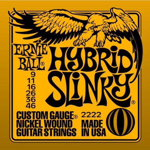 Ernie Ball 2222 Hibrid Slinky gitárhúr 9-46