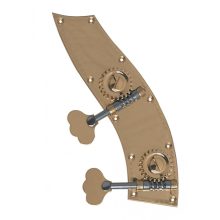 Rubner nagybőgő kulcs Tiroli forma 1/8 - 1/16 méret 4/4 cselló