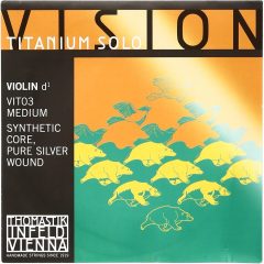   Thomastik Vision Titanium Solo Synthetic D hegedűhúr ezüst