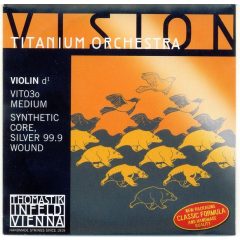   Thomastik-Infeld Vision Titanium Orchestra D hegedűhúr ezüst