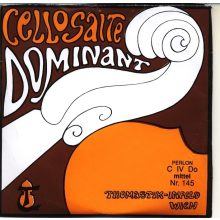 Thomastik csellóhúrok Dominant nylonmagos közepes C húr