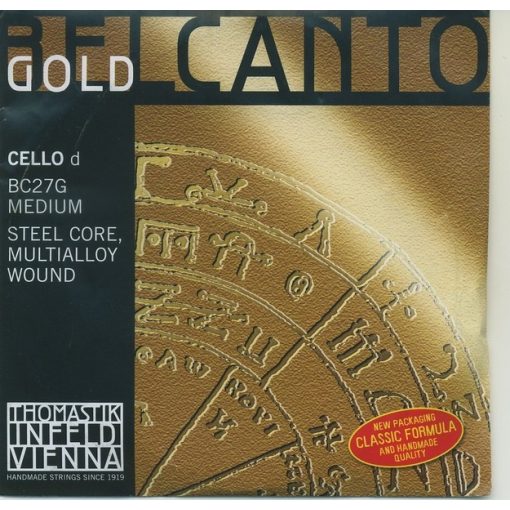 Thomastik csellóhúrok Belcanto Gold közepes D húr