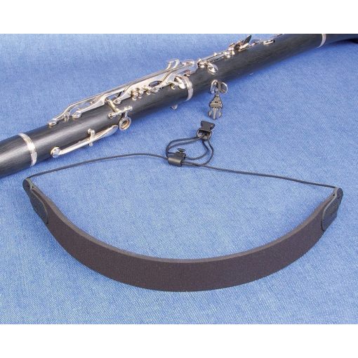 Neotech  klarinét-pánt Clarinet Loop Strap  black, lengh 44,5 - 58,4 cm