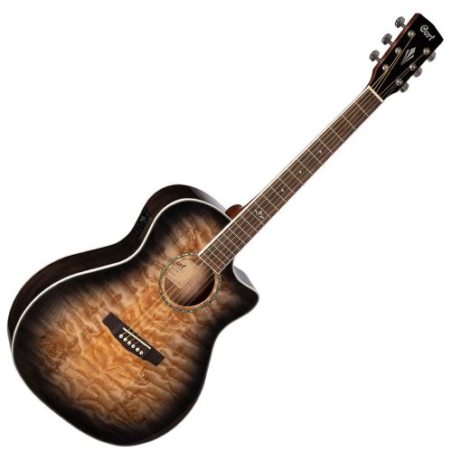 Cort Co-GA-QF-TBB elektro akusztikus gitár