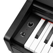 Donner kalapácsmechanikás digitális zongora, fekete