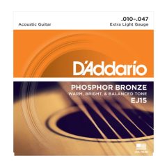 D'Addario EJ15 akusztikus gitár húr 10-47