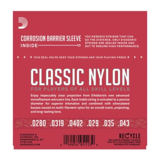 D'Addario EJ27N klasszikus gitár húr készlet