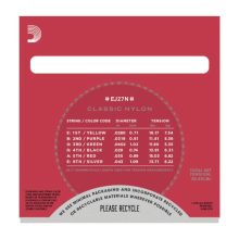 D'Addario EJ27N klasszikus gitár húr készlet