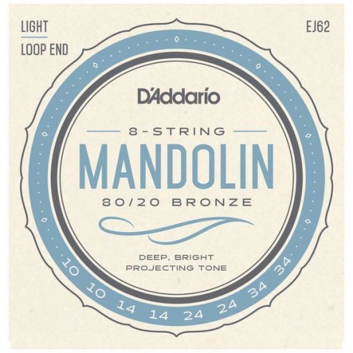 D'Addario EJ62 mandolin húr