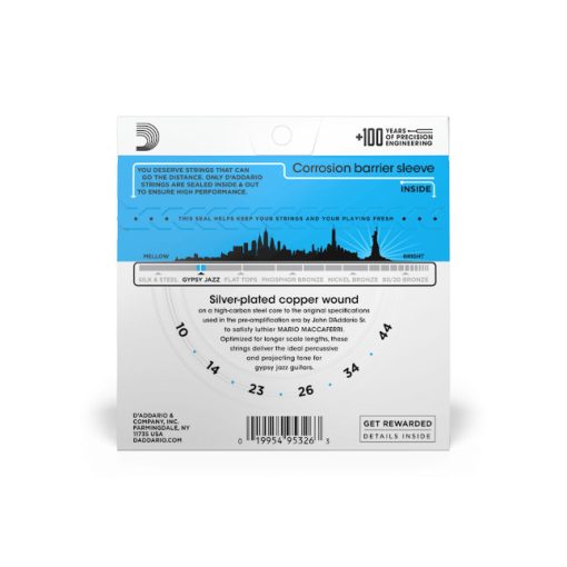 D'Addario EJ83L Gypsy Jazz gitár húr készlet