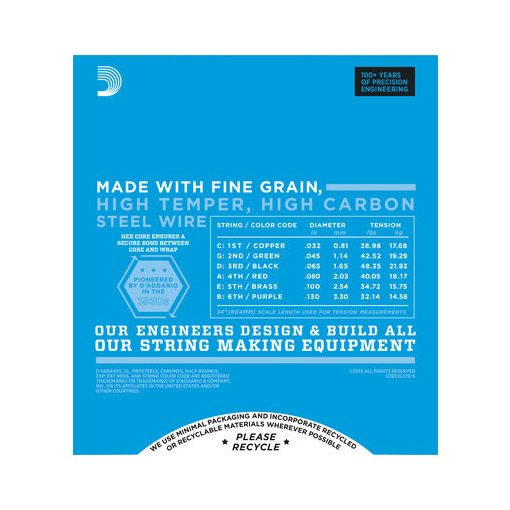 D'Addario ENR71-6 basszusgitár húr