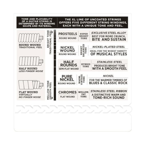 D'Addario EXL115 elektromos gtárhúr készlet 11-49