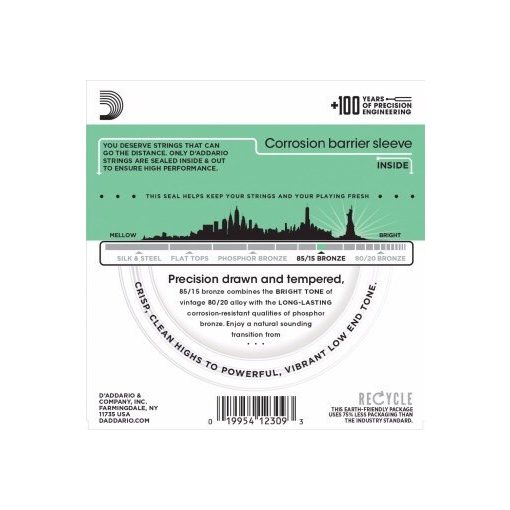 D'Addario EZ920 akusztikus gitár húr 12-54