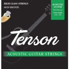 PURE GEWA akusztikus gitár-húrok Tenson Bronze .010-.047, Extra Light