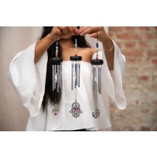 Meinl Sonic Energy HCC12MINI Hamsa Chakra Chime, 12" / 30 cm, Silver