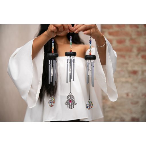 Meinl Sonic Energy HCC12MINI Hamsa Chakra Chime, 12" / 30 cm, Silver