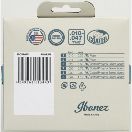 Ibanez IACSP61C Akusztikus gitárhúr készlet 10-47