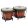 Latin Percussion  Bongo City Series  Vintage sunburst matt