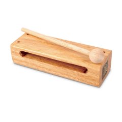   Latin Percussion  Blocks Aspire Wood  fa blokk ütővel, nagy