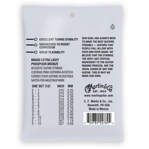 Martin MA-500 Akusztikushúr 10-47