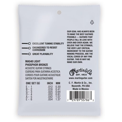 Martin MA-540 Akusztikushúr 12-54