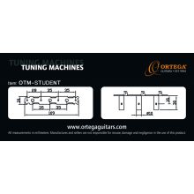 Ortega OTM-STUDENT Gitár hangoló gép