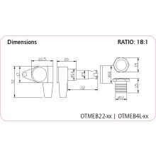 Ortega OTMEB22-CR Basszusgitárgép króm
