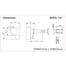 Ortega OTMEG33-GB Gitár hangológép fekete