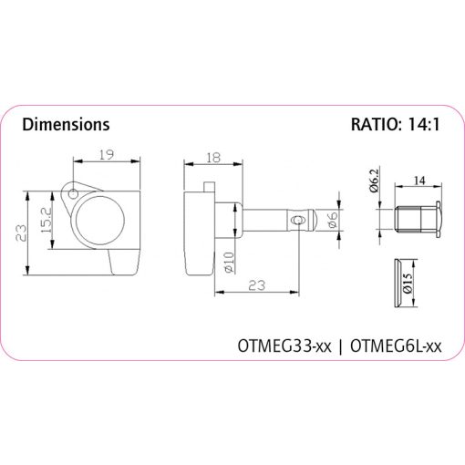 Ortega OTMEG33-GB Gitár hangológép fekete