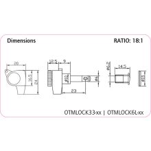 Ortega OTMLOCK6L-GO Gitár hangológép arany záras