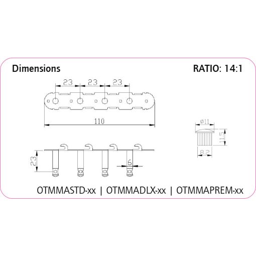 Ortega OTMMASTD-CR Mandolin hangológép króm