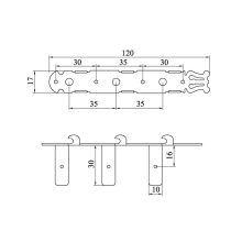 Ortega OTMSTD-GOWH Gitár hangoló gép