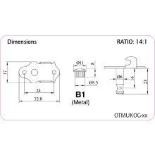 Ortega OTMUKOG-CR Ukulele hangológép króm