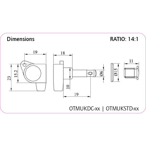 Ortega OTMUKSTD-CR Ukulele hangológép króm