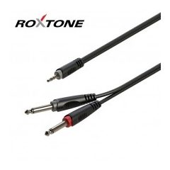 RAYC130L1 3,5 Sztereó Jack - 2x6,3 Monó Jack kábel, 1m