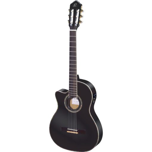 Ortega RCE145LBK Balkezes klasszikus gitár