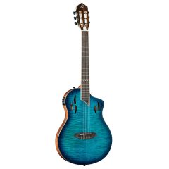   Ortega RTPDLX-FMA TourPlayer DeLuxe elektro-klasszikus gitár puha tokkal