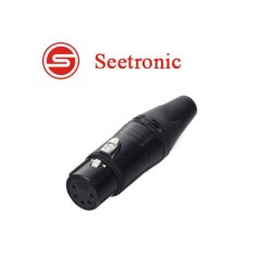 SC5FXX-B XLR lengő mama csatlakozó, 5 pólusú, (fekete)