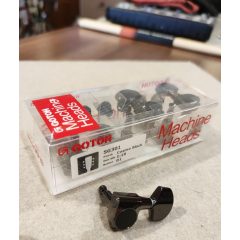   Gotoh SG301 cosmo fekete 3L + 3R gitár hangolókulcs készlet 01 nagy fejjel