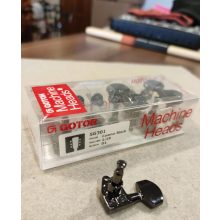 Gotoh SG301 cosmo fekete 3L + 3R gitár hangolókulcs készlet 01 nagy fejjel