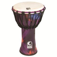 Toca  djembe Freestyle Rope Tuned  Woodstock Purple